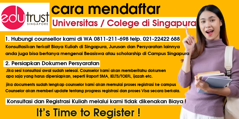Cara mendaftar kuliah di Singapura